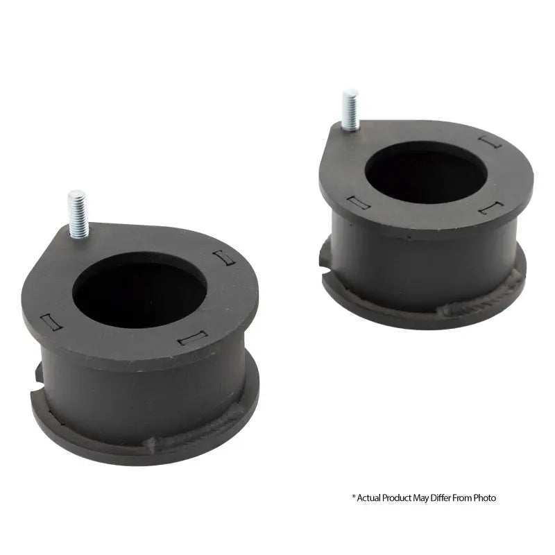 Black metal suspension lift spacers for Dodge Ram, fits Belltech 09-12 RAM 1500 with lifetime warranty