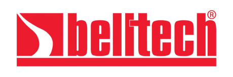 Red Beltech logo on Dodge Ram 09-12 2.5in Front Strut Spacer with lifetime warranty