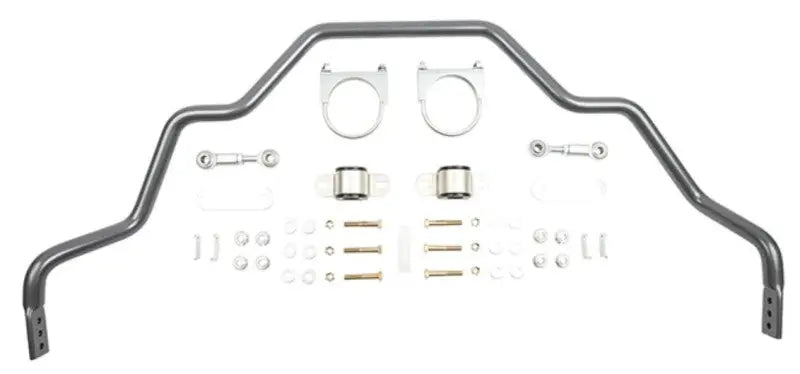 Gray sway bar with mounting hardware for Belltech anti-swaybars reduces body roll on GM Silverado