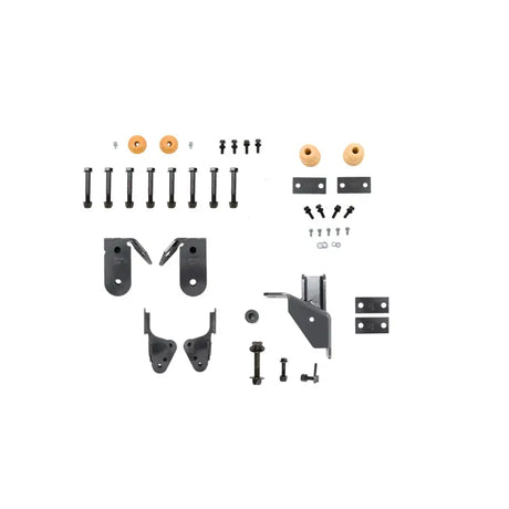 Automotive suspension lift kit components for Belltech 2019+ Ram 1500 with street performance shocks