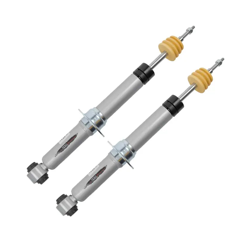 Silver shock absorbers part of Belltech 2021+ Chevrolet Tahoe complete leveling kit