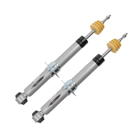 Silver shock absorbers part of Belltech 2021+ Chevrolet Tahoe complete leveling kit