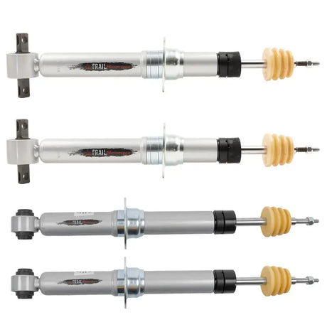 Four silver shock absorbers for Belltech 2021+ Chevrolet Tahoe complete leveling kit