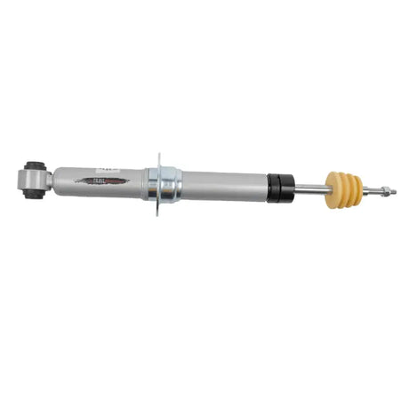 Silver shock absorber with yellow bump stop for Belltech 2021+ Chevrolet Tahoe complete leveling kit