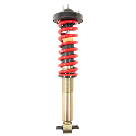 Red coilover suspension from Belltech leveling coilover kit for Ford F-150