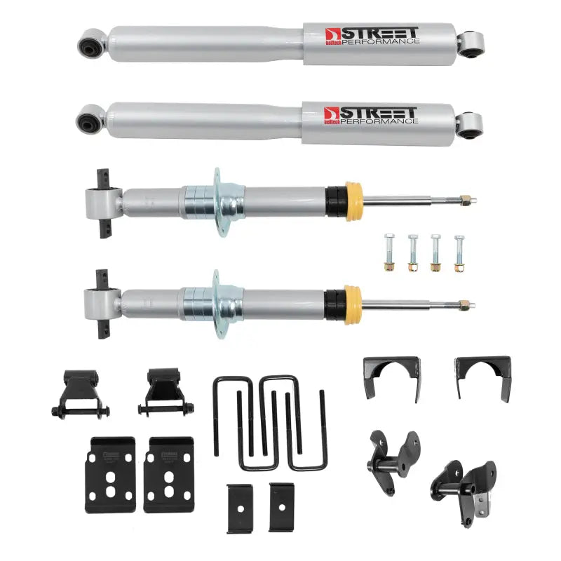 Belltech 1054SP Belltech 2021+ Ford F-150 4WD 1in to 3.5in Front 5.5in Rear Lowering Kit