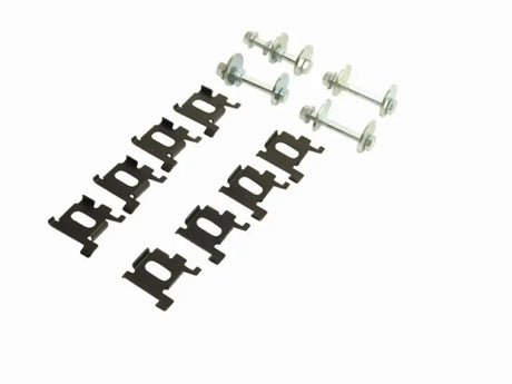 Metal hardware components of Belltech Alignment Kit for Dodge Ram 02-05