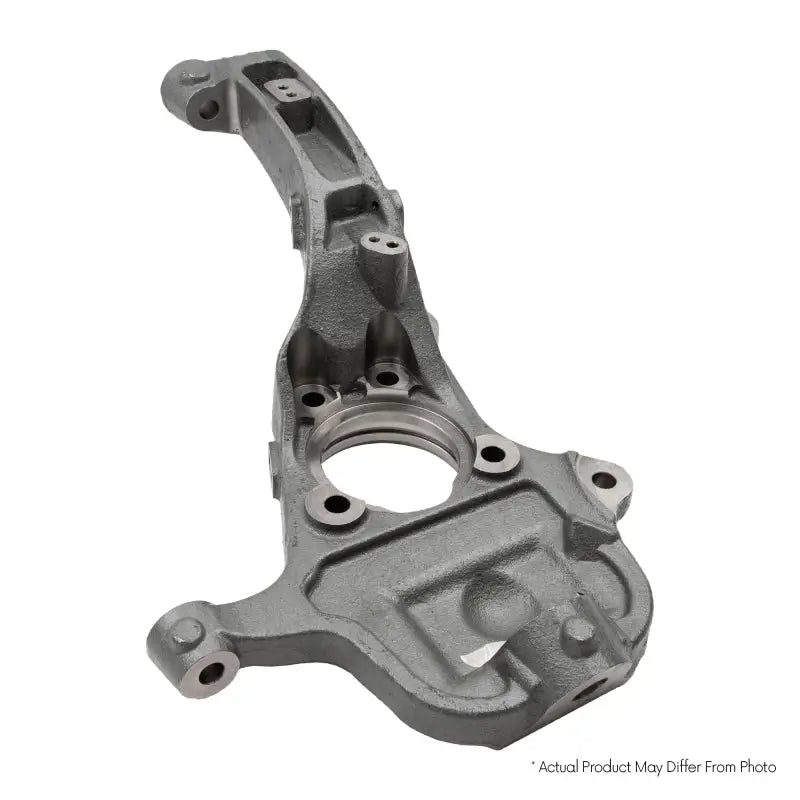 Gray metal steering knuckle from Belltech Drop Spindle Set for 97-03 F-150 EXP NAV 2WD