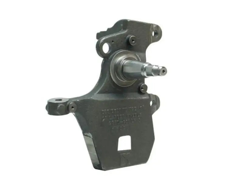 Gray metal steering knuckle from Belltech Drop Spindle Set for F-150 97-03 2WD