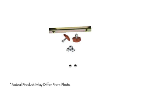 Metal bar with hardware from Belltech Hanger Kit for GM C-1500/2500 trucks