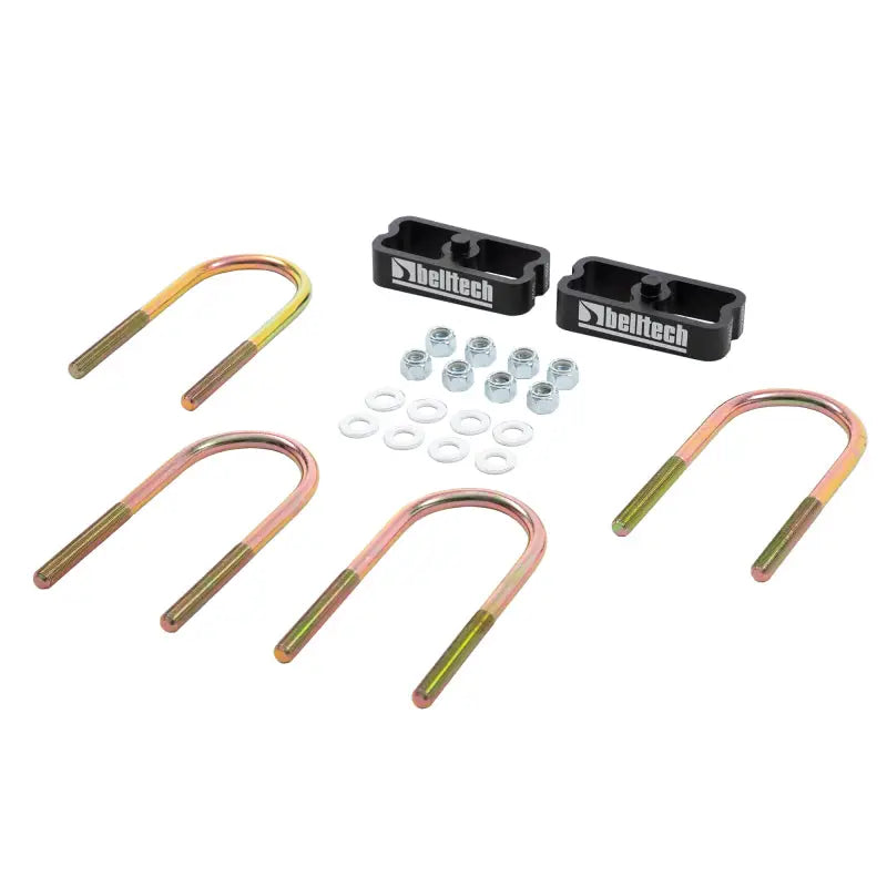 Belltech 6002 Belltech LOWERING BLOCK KIT 1inch WITH 2 DEGREE ANGLE