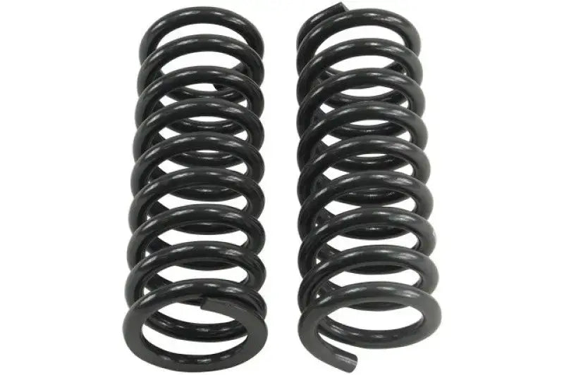 Black coil springs from Belltech muscle car spring set for 78-88 El Camino Malibu