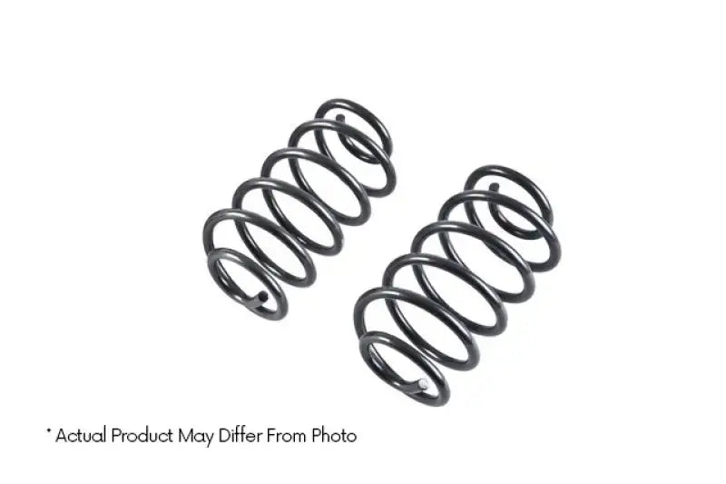 Black coil springs from Belltech muscle car spring set for 78-88 El Camino Malibu