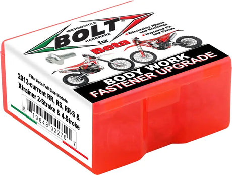BOLT BET-1300124 Full Plastic Fastener Kit Beta Rr/Rr S/Rs/Xtrainer