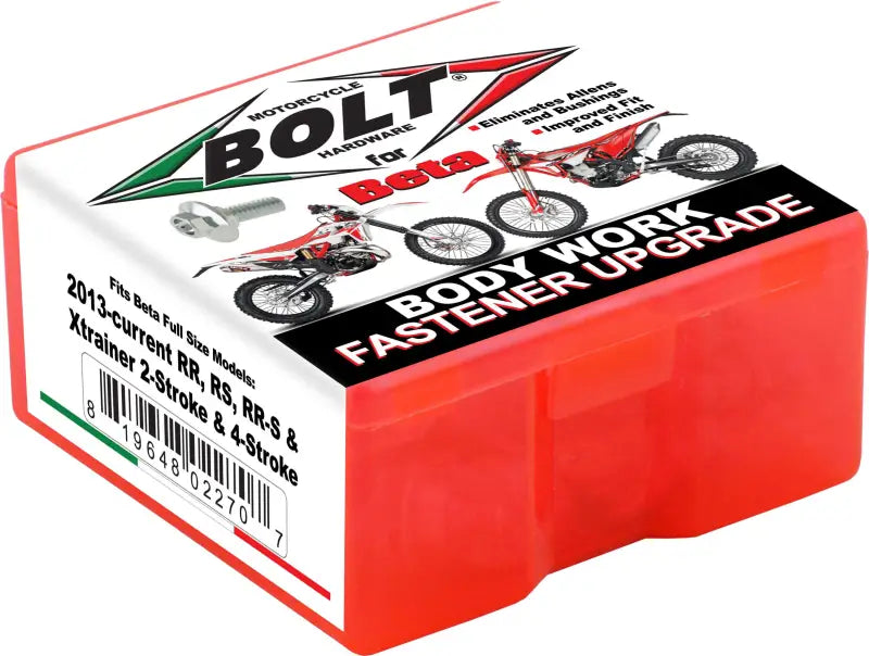 BOLT BET-1300124 Full Plastic Fastener Kit Beta Rr/Rr S/Rs/Xtrainer