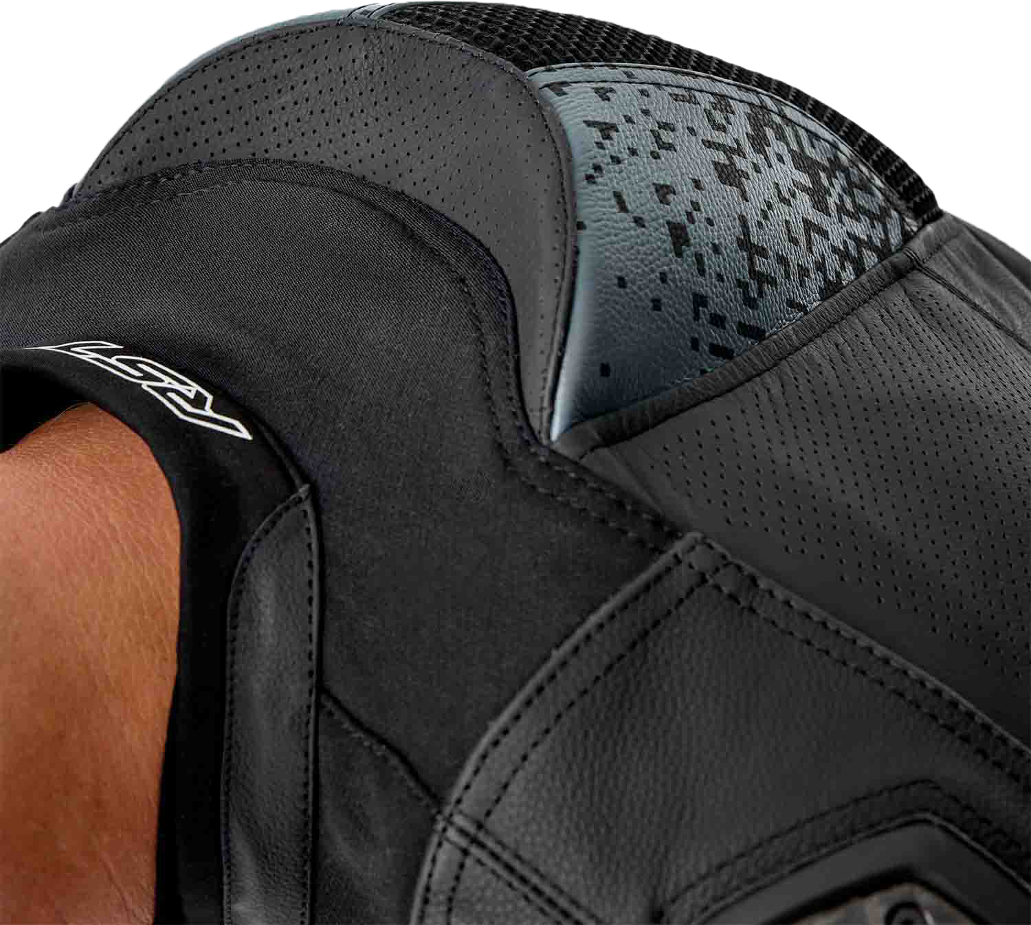 Ps Supersport K D3o Jacket Grey/Black Leather Md