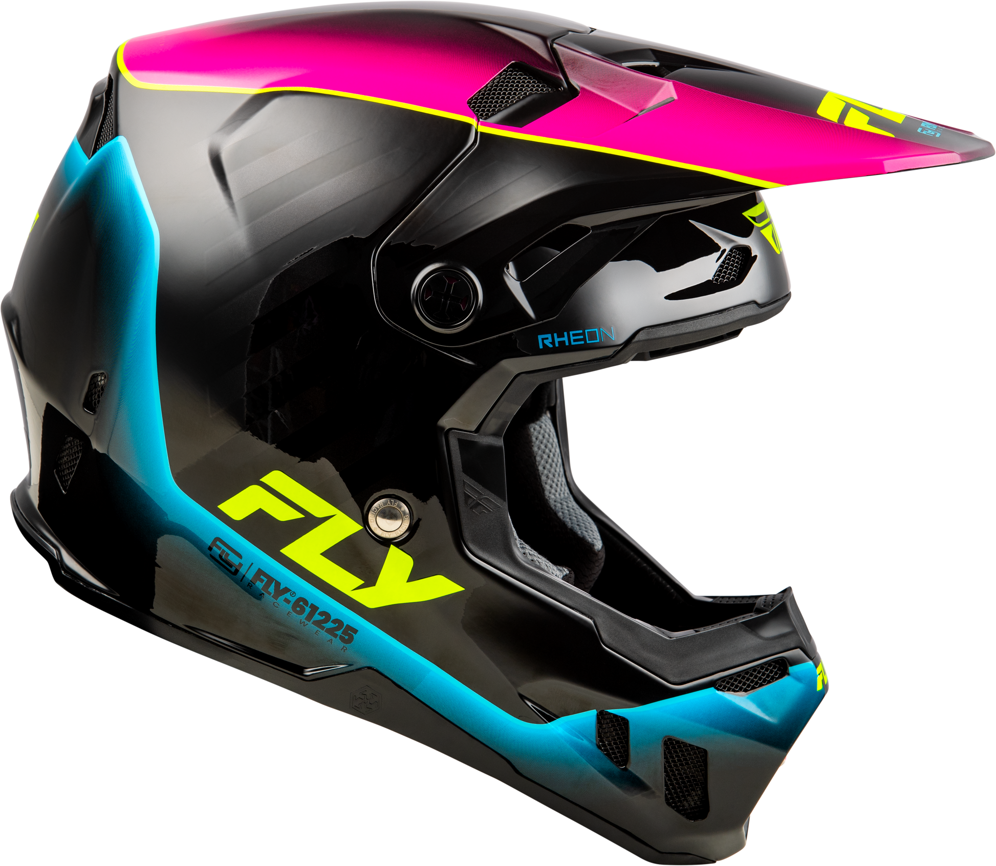 Formula Cc Underglow Helmet Black/Pink/Blue Md