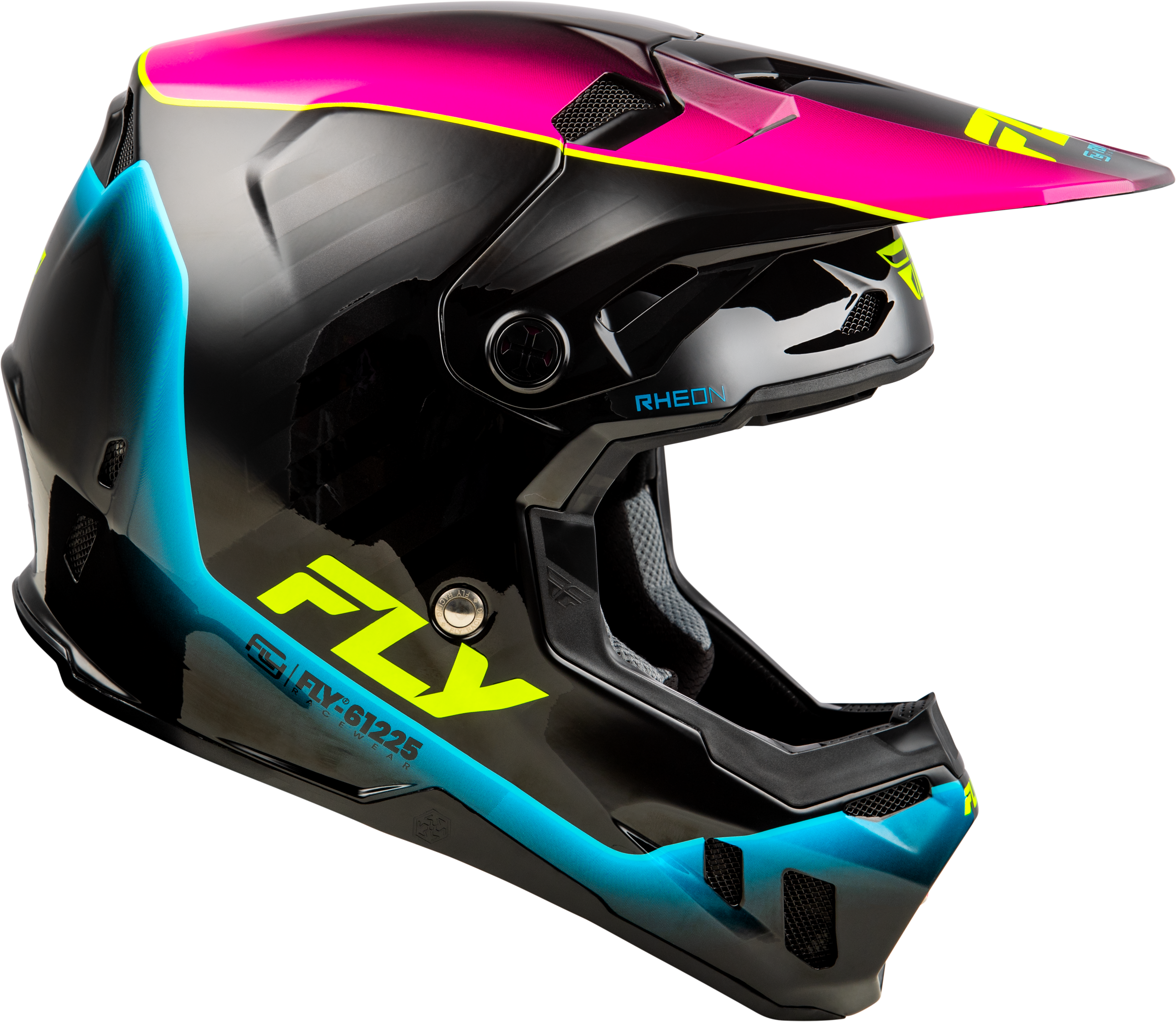 Formula Cc Underglow Helmet Black/Pink/Blue Md