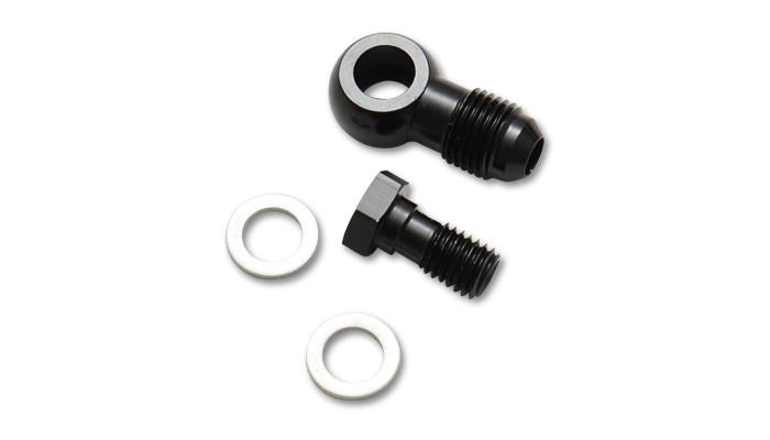 Vibrant 11530 Vibrant -8AN Male Banjo Fitting 10mm x 1.0 Metric Aluminum + 2 Washers