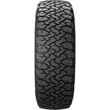 BFGoodrich All Terrain T/A KO3 LT275/65R18 123/120S tire with aggressive tread pattern for superior traction on rugged terrains.