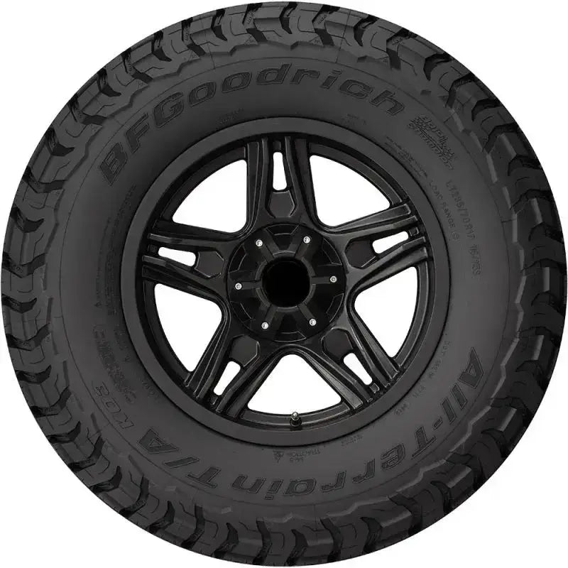 BFGoodrich All Terrain T/A KO3 tire LT305/70R18 128S with aggressive tread pattern on a black alloy wheel.