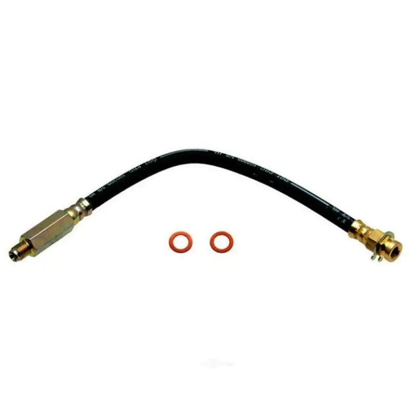 Black brake hose with metal fittings and copper washers for BH36652 Raybestos Hydraulic Brake