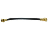 Black rubber brake hose with brass fittings for BH380050 Raybestos Hardware Hydraulics