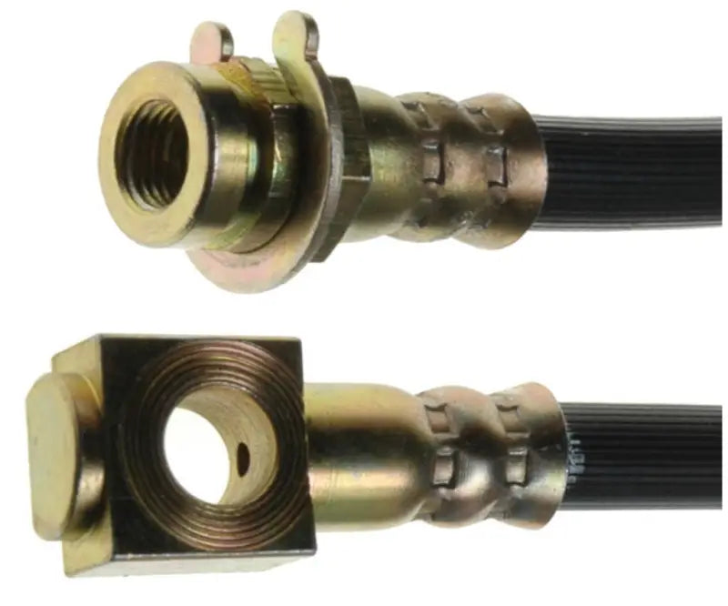 Two brake hoses with metal fittings for BH380468 Raybestos Hardware Hydraulics