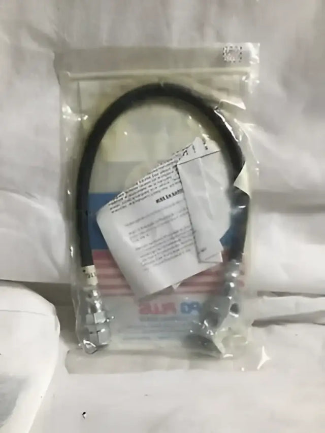 Black brake hose in packaging for BH381163 Raybestos Brake Hose, durable Raybestos brake hose
