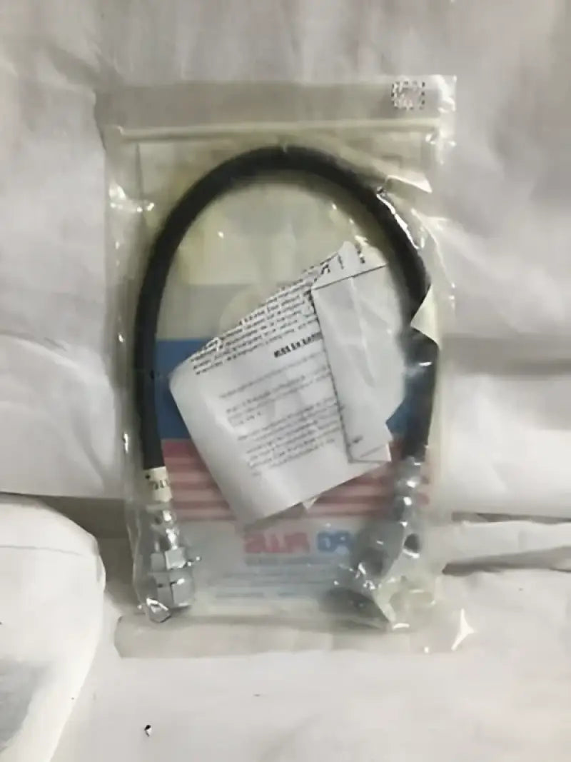 Black brake hose in packaging for BH381163 Raybestos Brake Hose, durable Raybestos brake hose