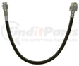 Black rubber brake hose from BH38129 Raybestos Hardware Hydraulics for optimal braking power