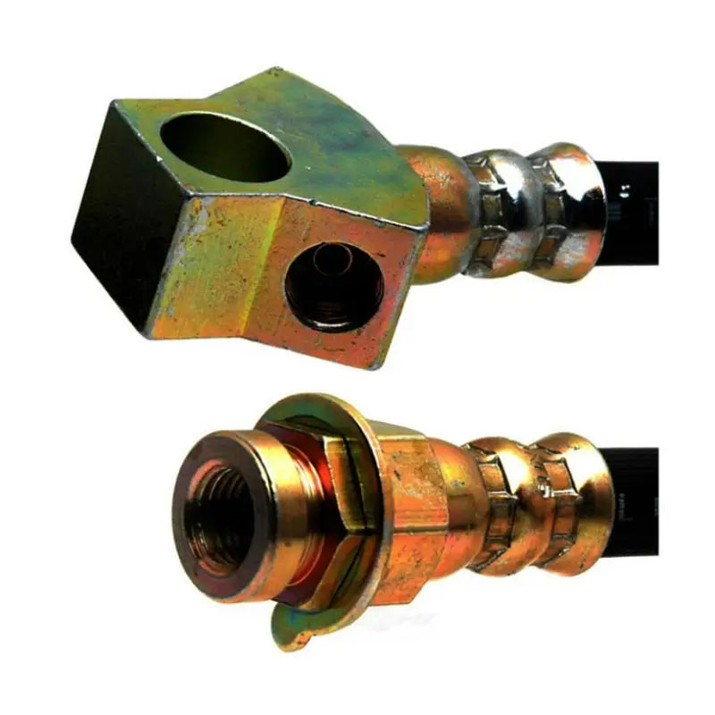 Two brake hose ends for BH38243 Raybestos Hydraulic Brake Hose, perfect for hydraulic brake upgrades
