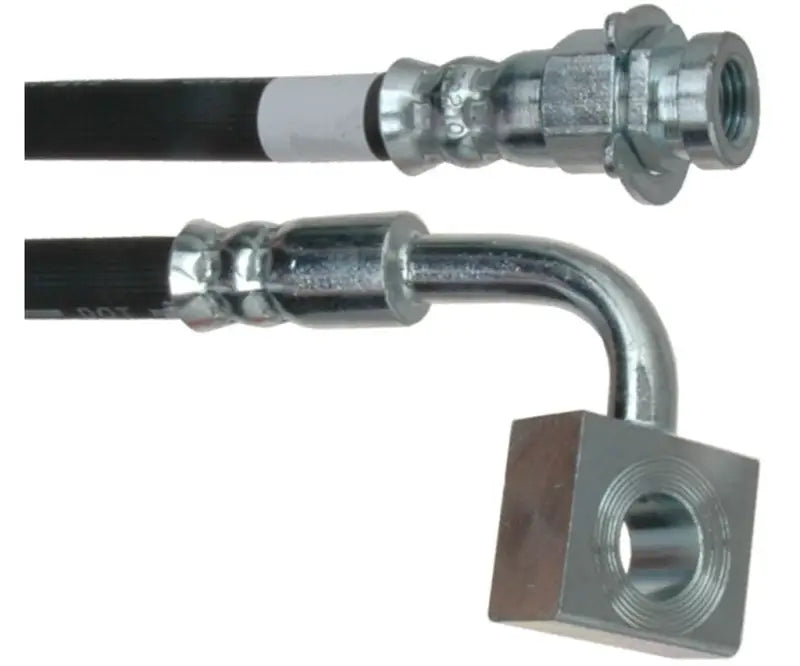 Two brake hoses with metal fittings for BH382909 Raybestos Brake Hose replacement