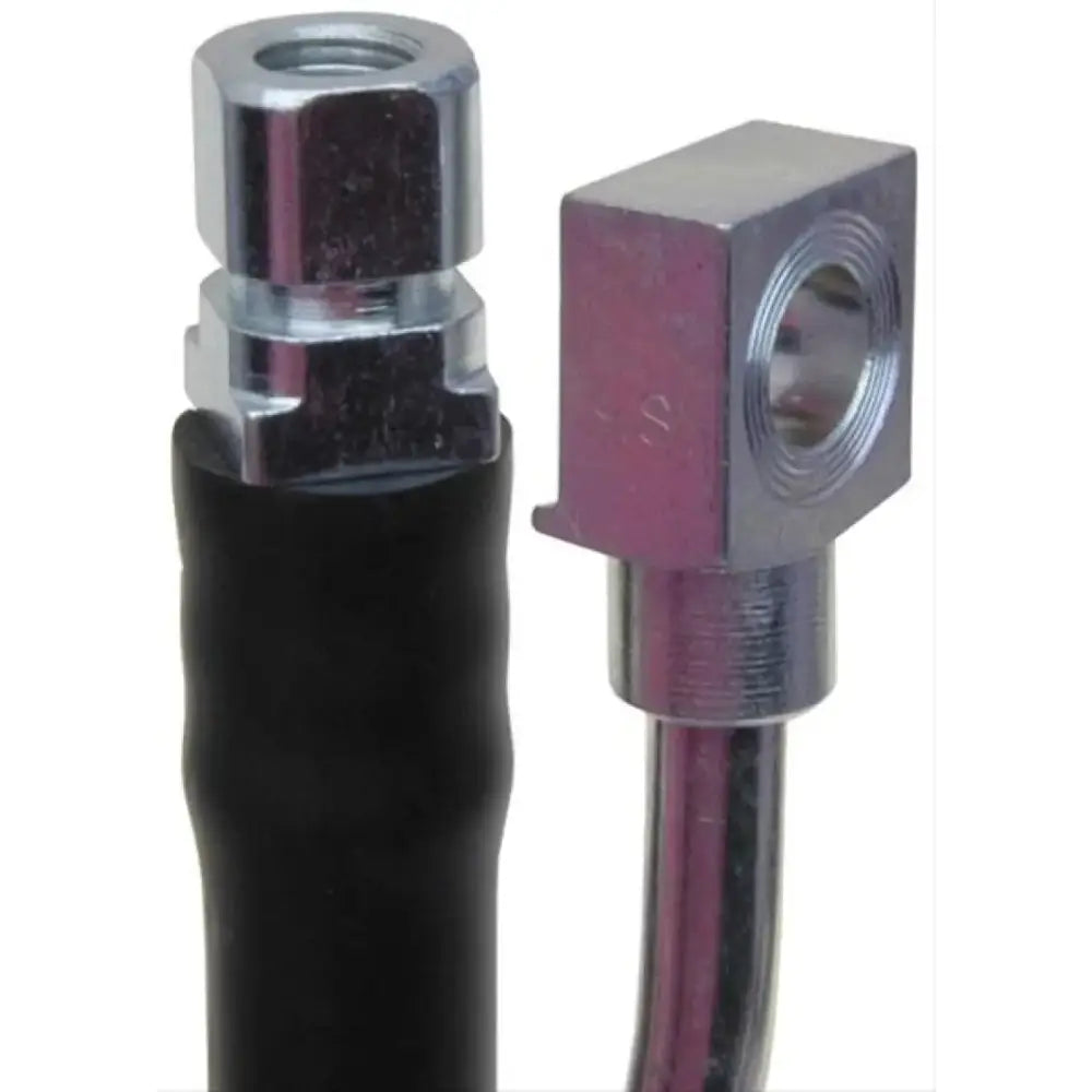 Hydraulic brake line assembly for BH383272 Raybestos Brake Hose showing brake hose setup