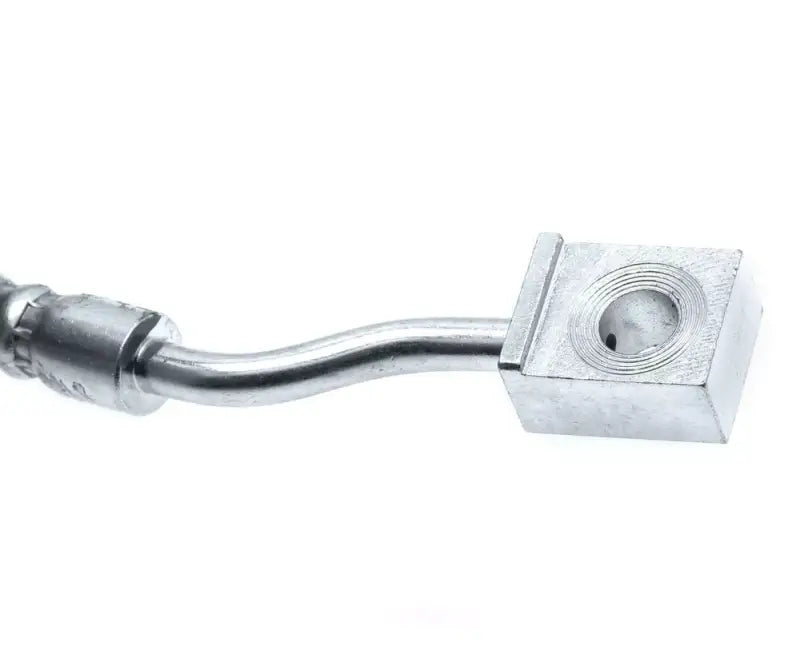 Silver brake line fitting for BH383516 Raybestos Brake Hose, compatible with Raybestos Brake Hose