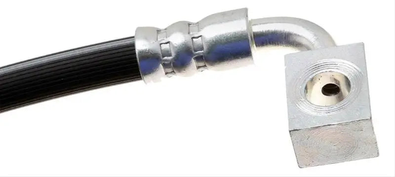 Black rubber brake hose with metal fittings for BH383655 Raybestos Brake Hose replacement