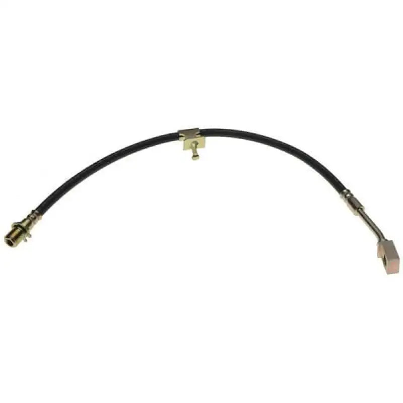 Black rubber brake hose with metal fittings for BH38573 RAYBESTOS hydraulic brake system