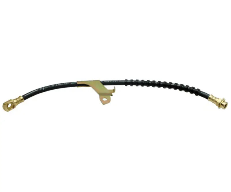 Black rubber brake hose with metal fittings and bracket for BH38583 Raybestos Hardware Hydraulics