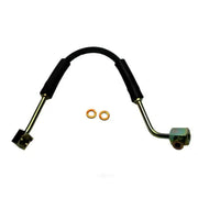 Black rubber brake hose with metal fittings and copper washers for BH38626 Raybestos Hydraulic Brake