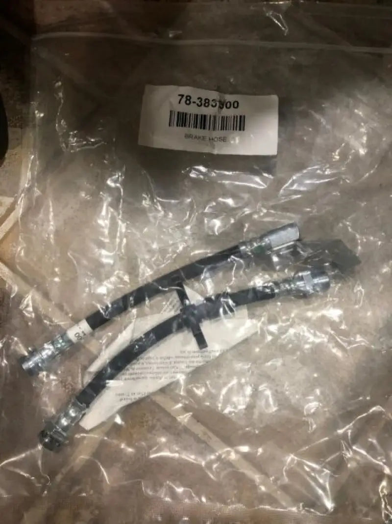 Black brake hoses in plastic bag for BH38847 Raybestos Hardware Hydraulics replacement