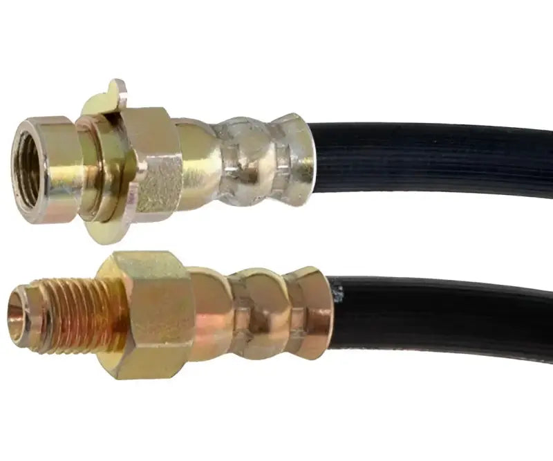 Black BH5433 Raybestos Hydraulic Brake Hose with metal fittings for raybestos hydraulic brake system