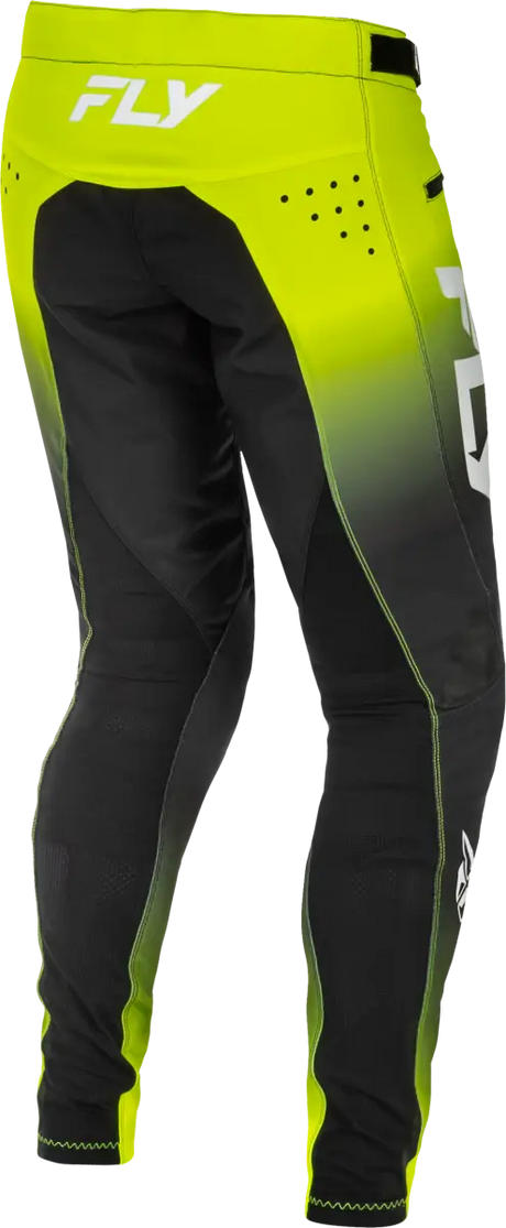 Rayce Bicycle Pants Lime/Black/White Sz 34 - FLY RACING
