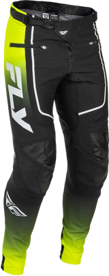 Rayce Bicycle Pants Lime/Black/White Sz 34 - FLY RACING