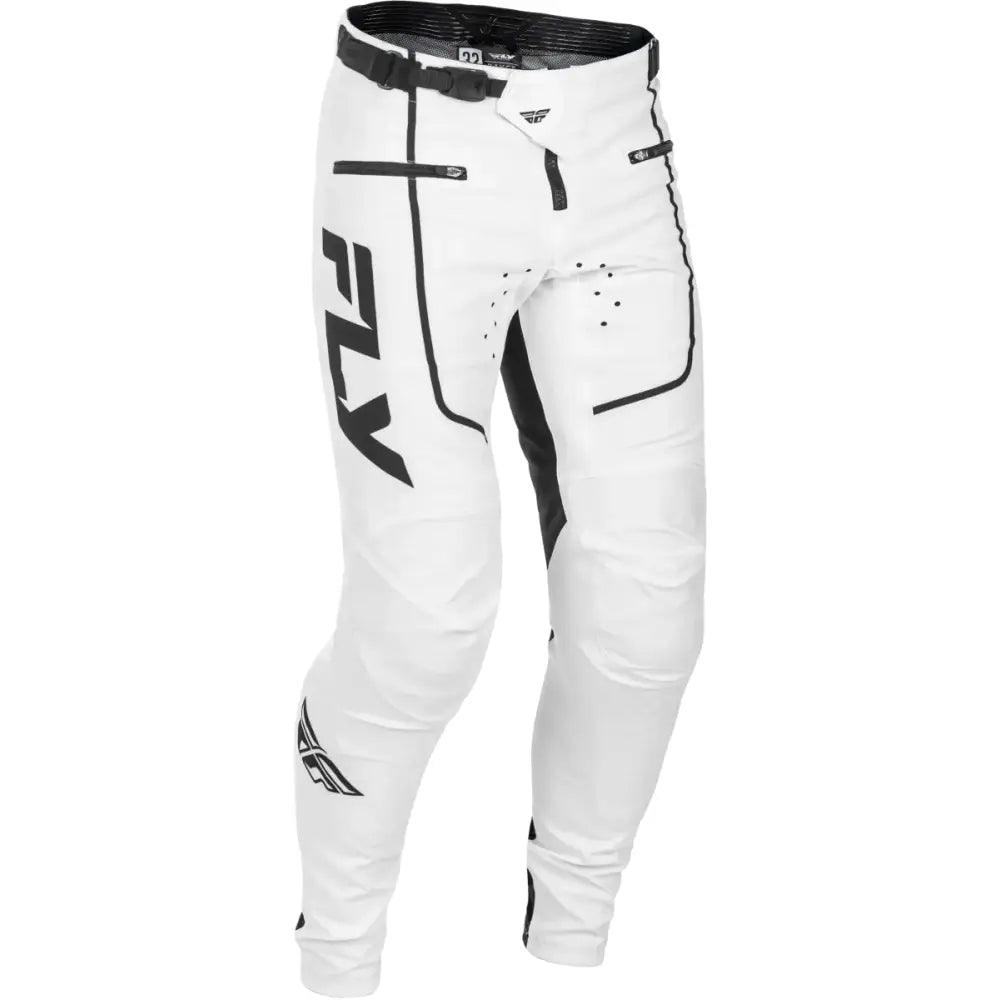 Rayce Bicycle Pants White/Black Sz 30 - FLY RACING