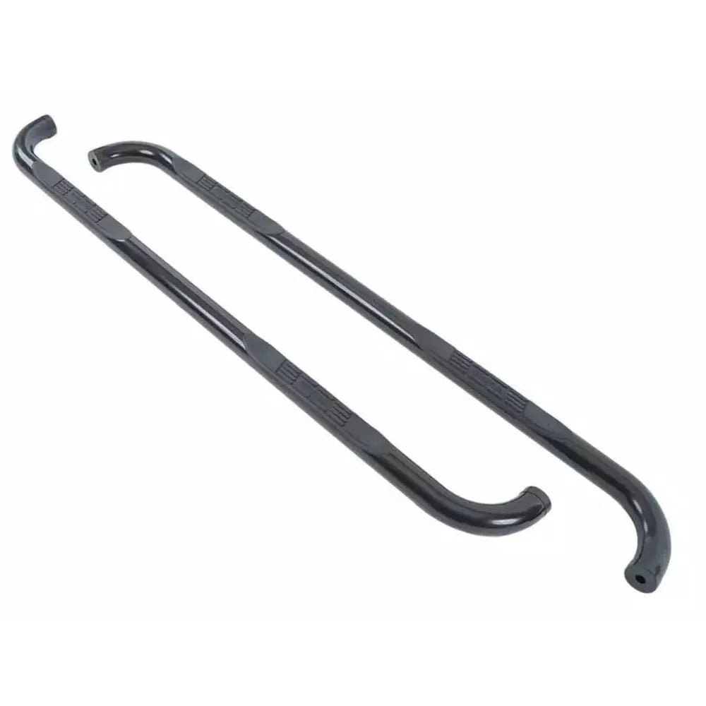 BIG Country No Drilling Required Nerf Bar 379691 - Black Round Side Bars Mild Steel
