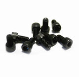 Black socket head cap screws with end tip for Big Gun 1/4X20 Allen Screw 4Pk