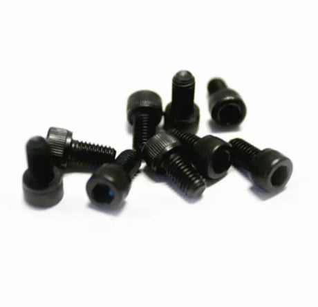 Black socket head cap screws with end tip for Big Gun 1/4X20 Allen Screw 4Pk
