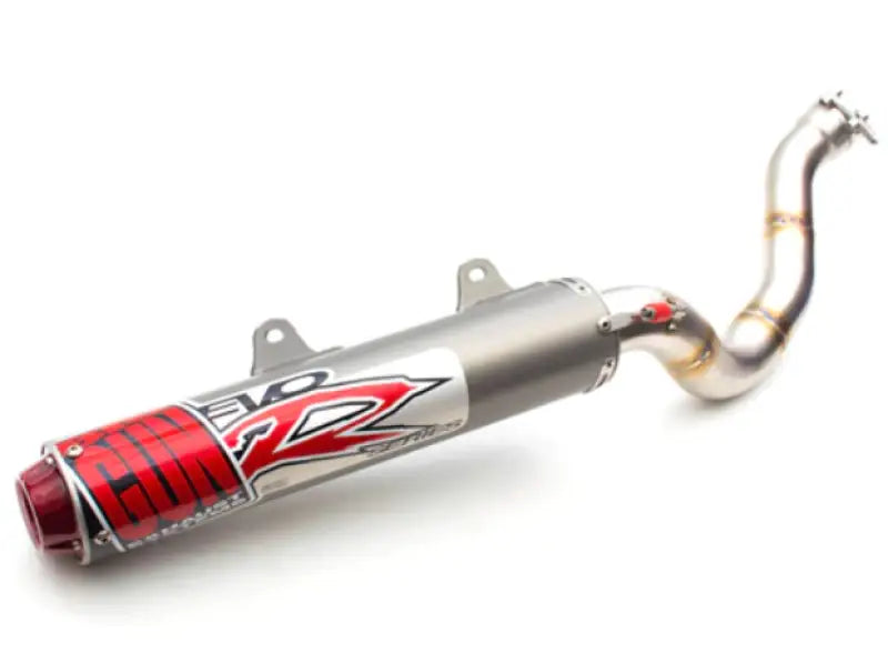 Motorcycle exhaust system with Big Gun Head Pipe for YXZ 450X model