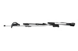 Bike Rack Roof Mount; Holds 1 Bike; Up To 44 Pound Weight Capacity; Fort Mount With Tire Clamp; Non-Foldable; Black
