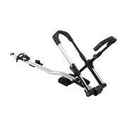 Keystone 599000 Bike Rack Roof Rack Mount; Holds 1 Bike; Up To 44 Pound Weight Capacity; Fort Mount With Tire Clamp; Non-Foldable; Black